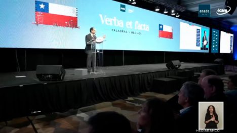 Ministro Grau en su primera Enade: llamó a empresarios a cuidar ley de permisos sectoriales