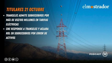 Transelec admite sobrecobros por más de US$100 millones en tarifas eléctricas