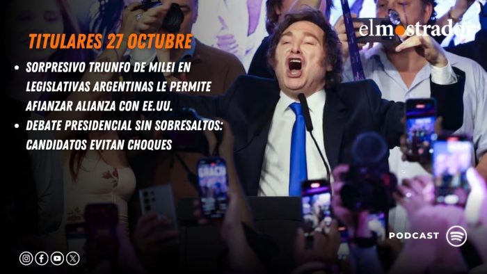 Sorpresivo triunfo de Milei en legislativas argentinas le permite afianzar alianza con EE.UU.