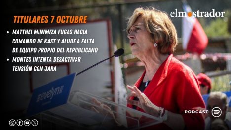 Matthei minimiza fugas hacia comando de Kast y alude a falta de equipo propio del republicano