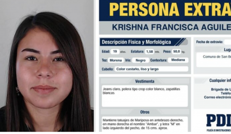 Caso Krishna Aguilera: amplían detención del sexto implicado por secuestro con homicidio
