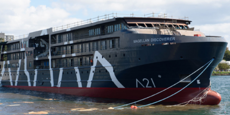 Chile lanza el primer crucero híbrido-eléctrico de lujo de América: el Magellan Discoverer