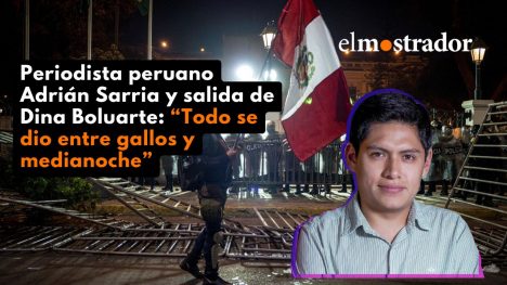 Periodista peruano Adrián Sarria y salida de Dina Boluarte: “Todo se dio entre gallos y medianoche”
