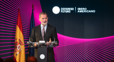 El Rey Felipe respaldó el modelo chileno de Congreso Futuro y su proyección iberoamericana