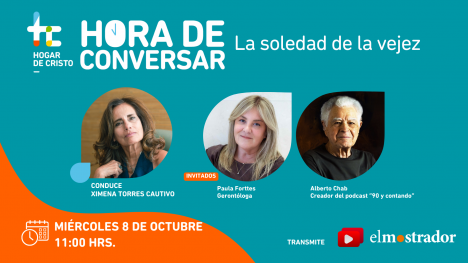 Paula Forttes y Alejandro Chab conversan sobre la soledad de la vejez