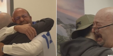 Israel publica videos de rehenes reencontrándose con sus familiares