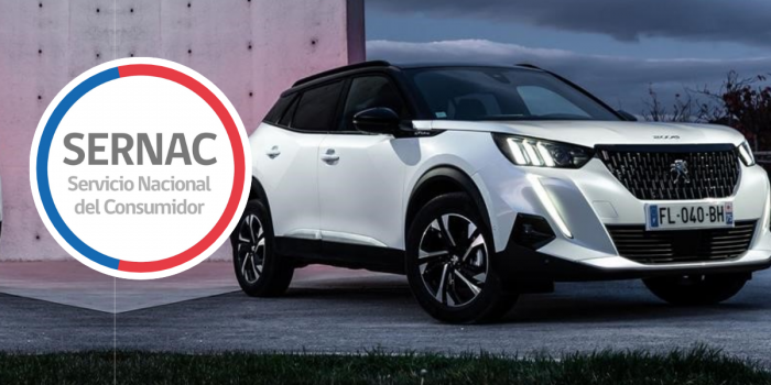Sernac lanza alerta de seguridad para vehículos Peugeot 2008 vendidos en Chile