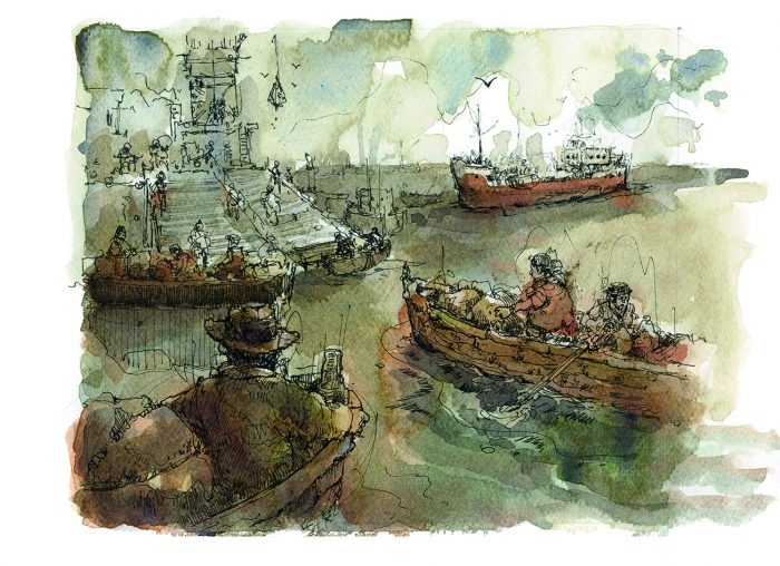 Lanzamiento de la novela gráfica “Lanchas en la Bahía” de Manuel Rojas