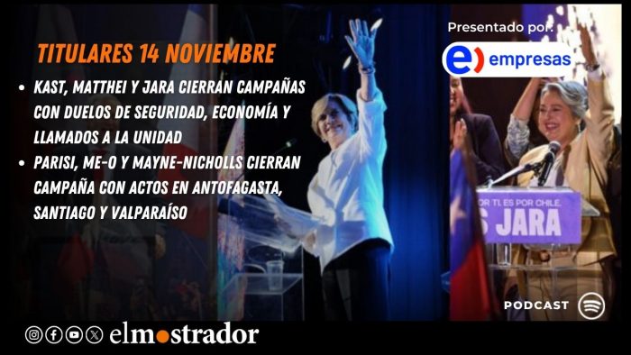 Kast, Matthei y Jara cierran campañas con duelos de seguridad, economía y llamados a la unidad 