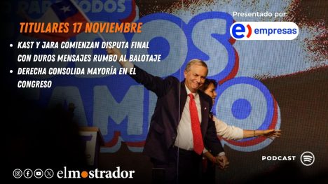 Kast y Jara comienzan disputa final con llamados a unidad y duros mensajes rumbo al balotaje 