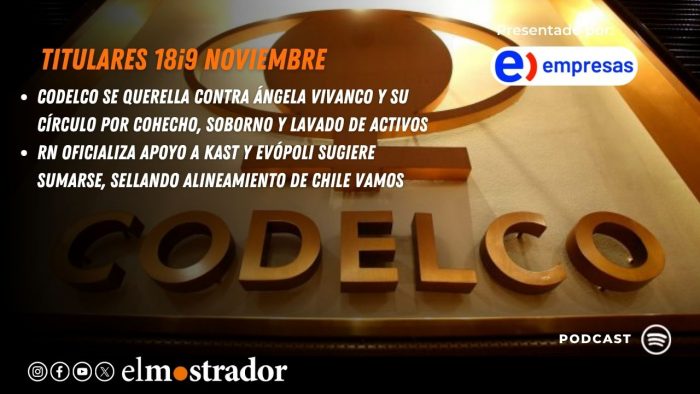 Codelco se querella contra Ángela Vivanco y su círculo por cohecho, soborno y lavado de activos 