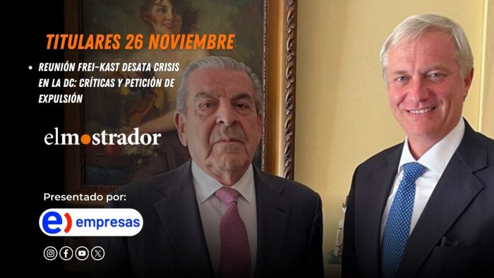 Reunión Frei–Kast desata crisis en la DC: críticas, deslindes y petición de expulsión 