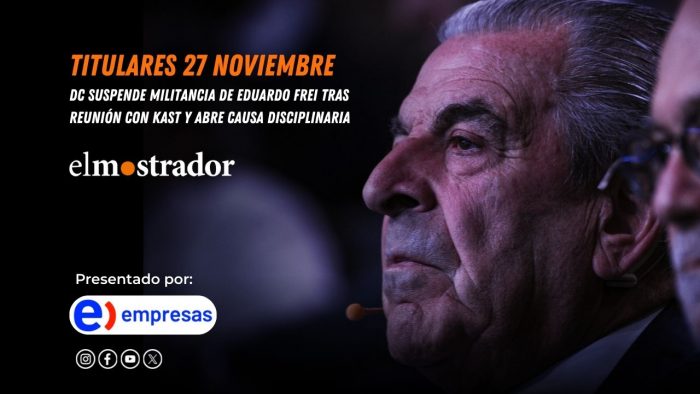 DC suspende militancia de Eduardo Frei tras reunión con Kast y abre causa disciplinaria