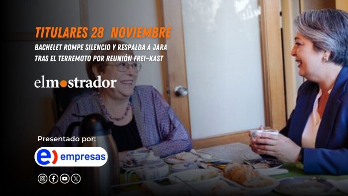 Bachelet rompe silencio y respalda a Jara tras el terremoto por reunión Frei–Kast 