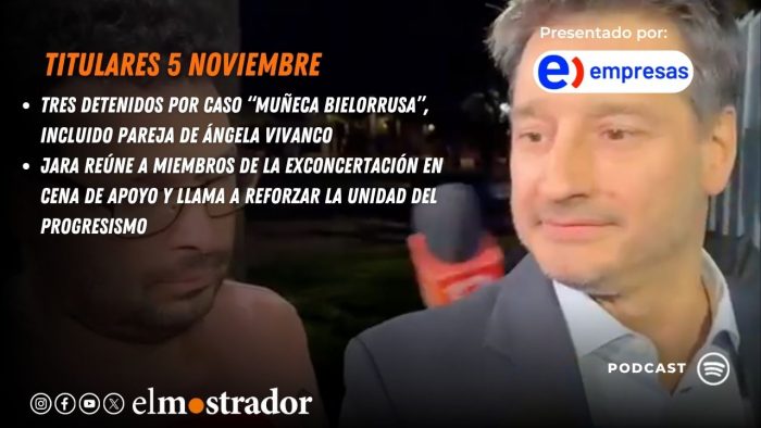 Tres detenidos por caso “Muñeca Bielorrusa”, incluido pareja de Ángela Vivanco