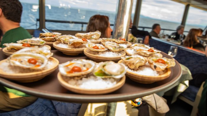 Hito gastronómico en la Patagonia: Así fue la primera cena por el Estrecho de Magallanes