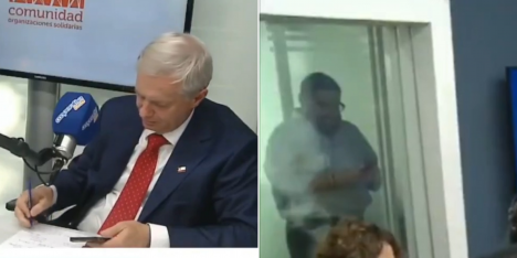 El torpedo: captan a Cristián Valenzuela pasándole respuestas a Kast sobre la pobreza