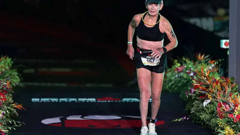 Natalie Grabow, la mujer de 80 años que hizo historia al ser la más longeva en terminar el Ironman