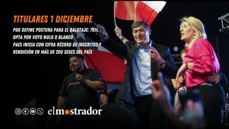 PDG define postura para el balotaje: 78% opta por voto nulo o blanco 