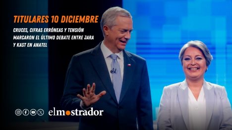 Recriminaciones cruzadas y tensión marcaron el último debate entre Jara y Kast en Anatel 