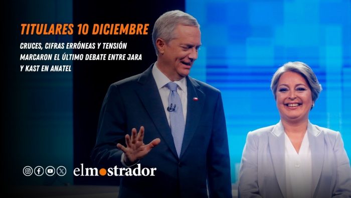 Recriminaciones cruzadas y tensión marcaron el último debate entre Jara y Kast en Anatel 