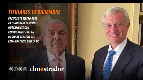 José Antonio Kast se reúne nuevamente con Frei en medio de tensión con la DC 