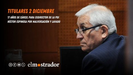 17 años de cárcel para exdirector de la PDI Héctor Espinosa por malversación y lavado 