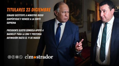 Senado destituye a ministro Simpértigue y remece a la Corte Suprema 