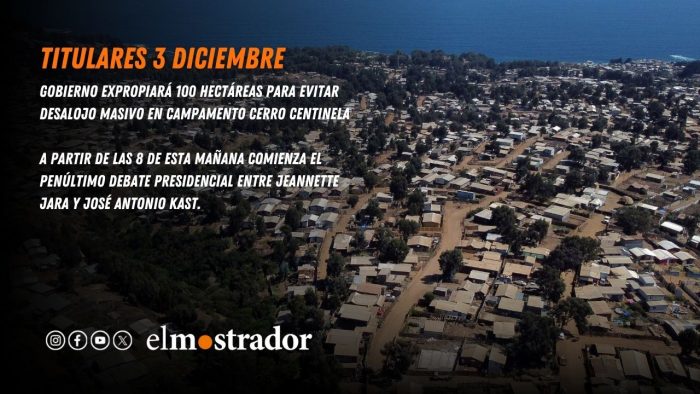 Gobierno expropiará 100 hectáreas para evitar desalojo masivo en campamento Cerro Centinela 