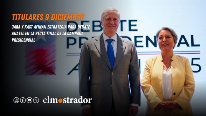 Jara y Kast afinan estrategia para debate Anatel en la recta final de la campaña presidencial 