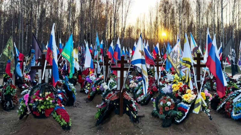 Las muertes de soldados rusos en Ucrania aumentan a un ritmo récord desde el inicio de la guerra