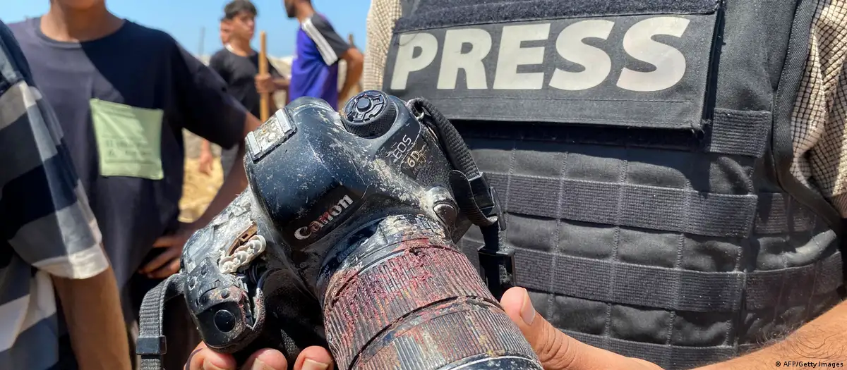 67 periodistas asesinados en 2025, casi la mitad en Gaza
