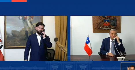 Presidente Boric realiza tradicional llamado felicitando a José Antonio Kast por su triunfo