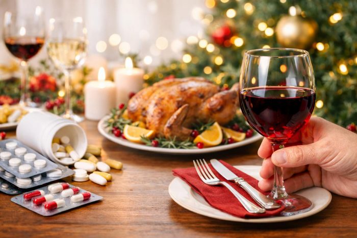 Año Nuevo seguro: riesgos del alcohol al combinarse con medicamentos y cómo prevenirlos