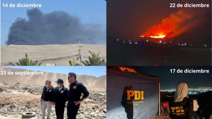 Los incendios descontrolados y homicidios que acechan al vertedero municipal de Arica