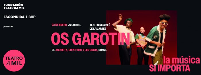 Os Garotin aterriza en Chile con su fusión de soul, MPM, R&B y pop