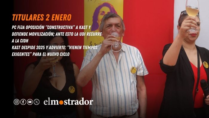 PC fija oposición “constructiva” a Kast y defiende movilización; UDI recurre a la CIDH