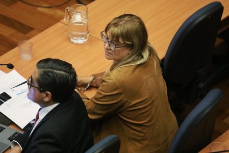Ángela Vivanco queda detenida “en tránsito” tras primera jornada de formalización
