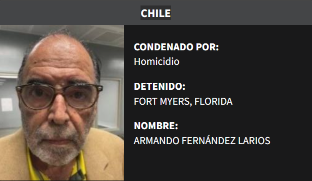 ICE detiene a Armando Fernández Larios, exagente de la DINA requerido por la justicia chilena