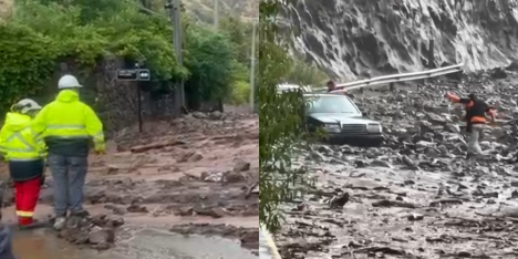 Pulso de lluvia causó grandes inundaciones en distintas zonas de la Región Metropolitana
