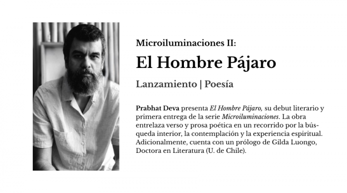 Lanzamiento libro de poesía contemporánea “El Hombre Pájaro” de Prabhat Deva