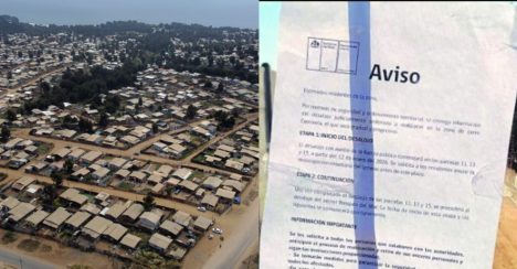 “Como un balde de agua fría”: sorpresa en megatoma de San Antonio por aviso de desalojo inminente