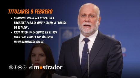 Gobierno respalda candidatura de Bachelet a la ONU y llama a “ponerse la camiseta de Chile”