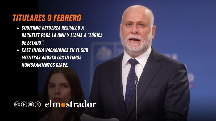 Gobierno respalda candidatura de Bachelet a la ONU y llama a “ponerse la camiseta de Chile”
