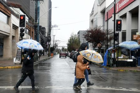 Anuncian lluvias para zona centro-sur del país: el miércoles podrían caer hasta 50 mm