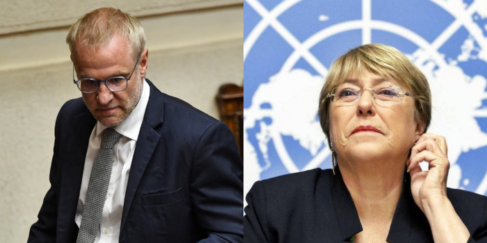 Felipe Kast se distancia de su sector y expresa respaldo a candidatura de Bachelet a la ONU