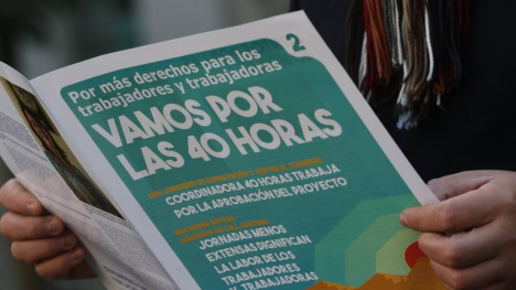 Ley de 40 horas avanza por etapas: nueva reducción entrará en vigor en 2026