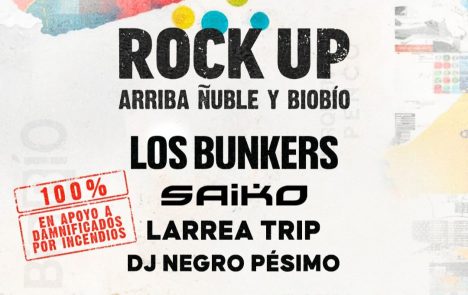 Rock Up: Los Bunkers y Saiko encabezan jornada solidaria por Ñuble y Biobío