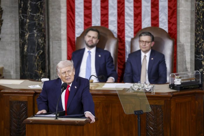 Altercados, gritos y reproches; los momentos más tensos del discurso de Donald Trump