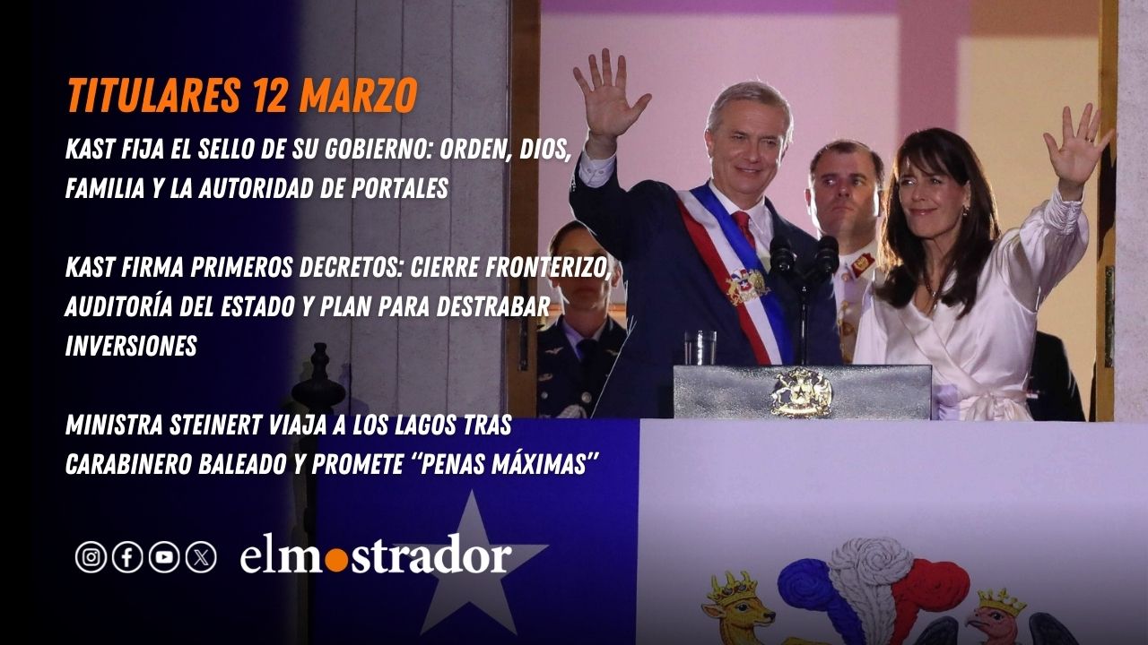 Kast fija el sello de su gobierno: orden, dios, familia y la autoridad de Portales